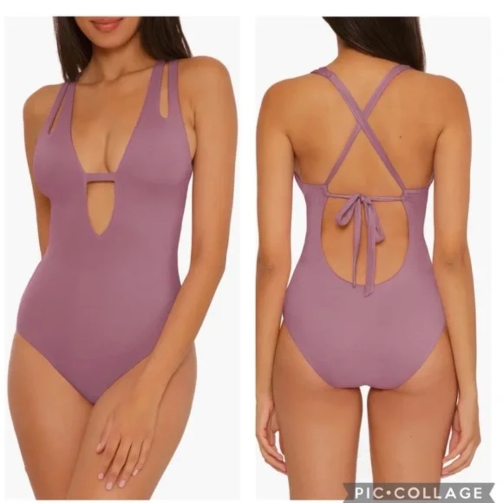 Becca by Rebecca Prism Cutout One-Piece Swimsuit, S